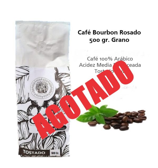 Café  Bourbón Rosado 500 gr. Grano