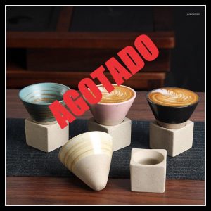 Taza de café de cerámica Retro