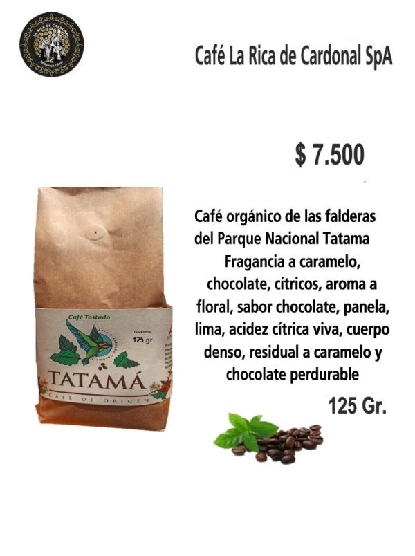 Café Tatamá 125 gr. IVA Incl.