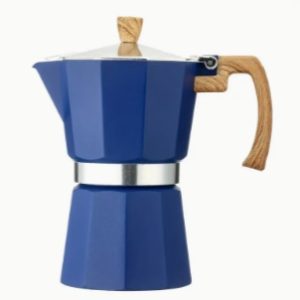 Cafetera Moka Clásica Italiana Azul 150 ml