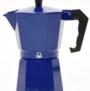 Cafetera Italiana Aluminio Azul 300 ml Benetton