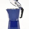 Cafetera Italiana Aluminio Azul 300 ml Benetton - Imagen 2